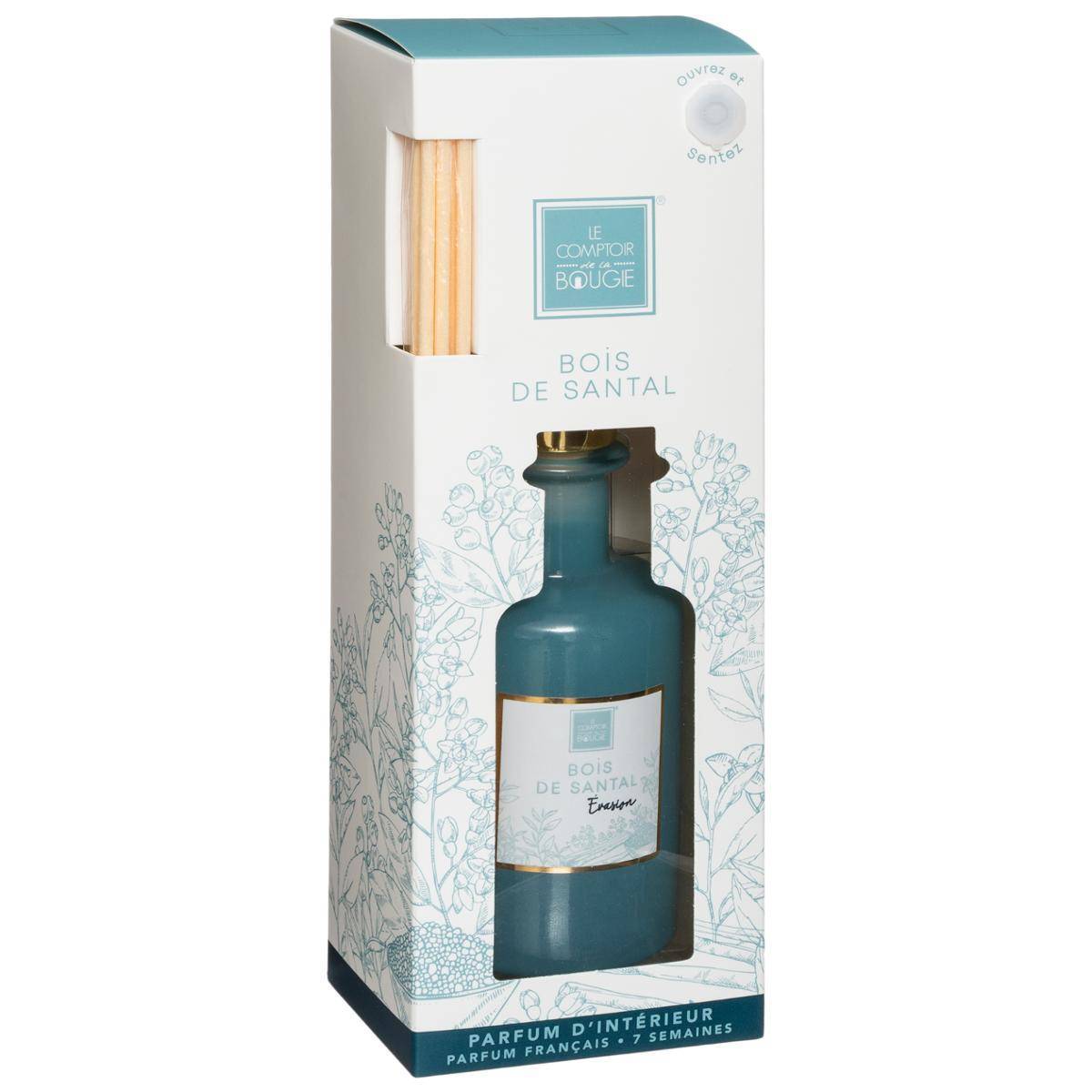 Atmosphera - Diffuseur de parfum Maël 200ml verre bois de santal - Atmosphera Créateur d'intérieur - Imagen 3