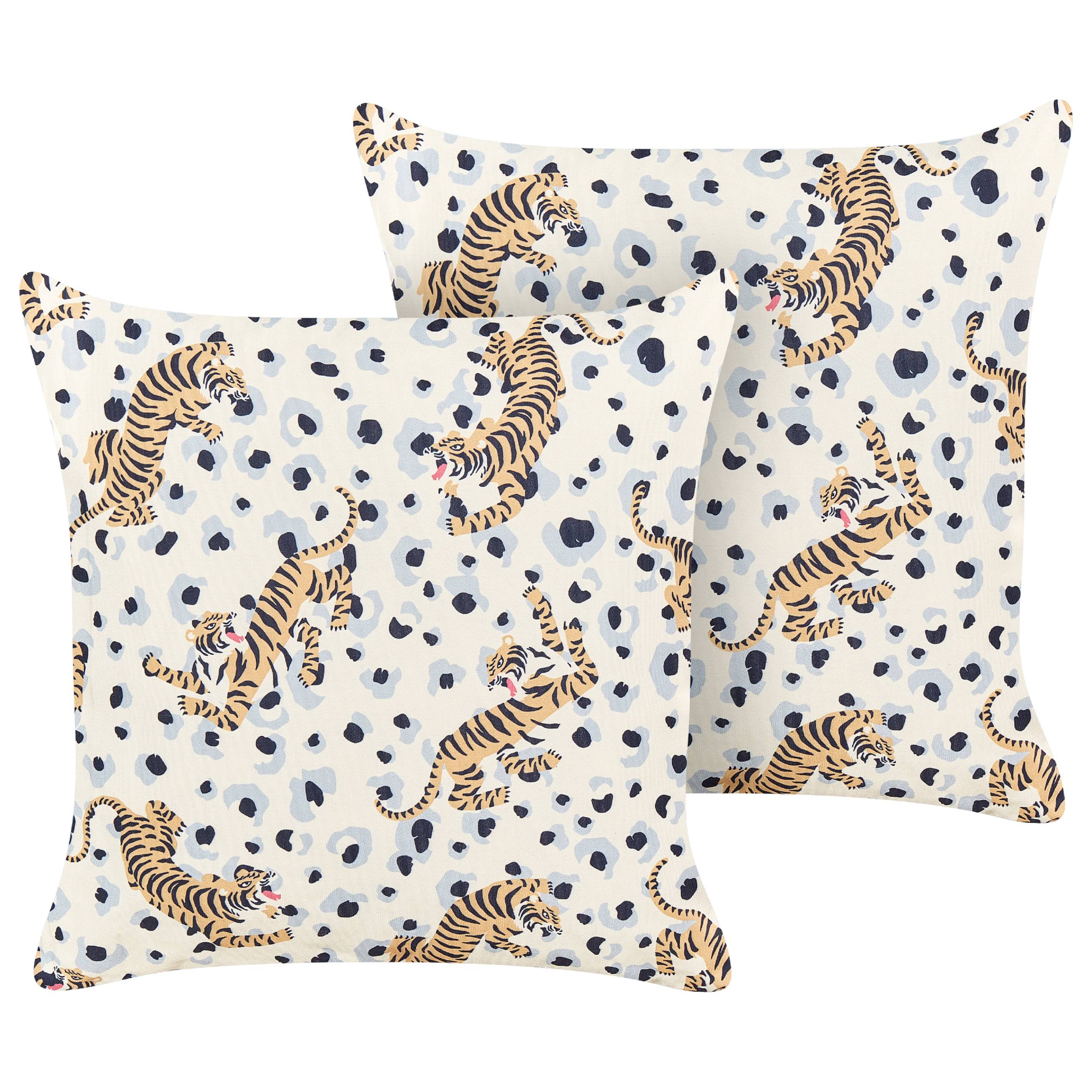 Beliani - Coussin d'extérieur Polyester Beige ARENZANO - Beliani - Imagen 2