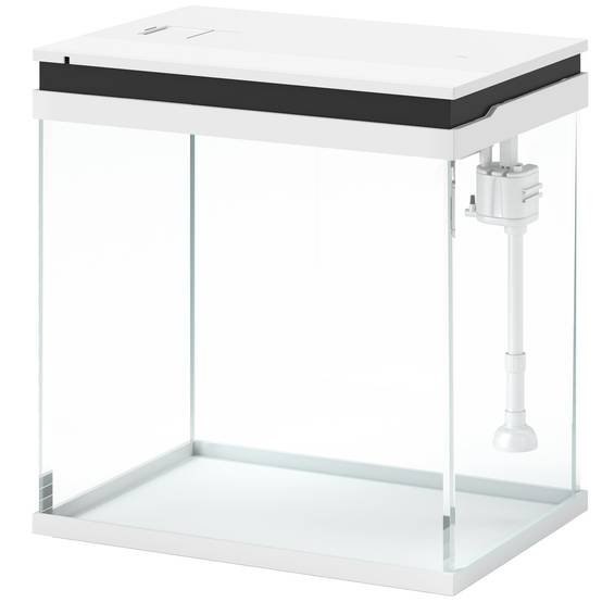 Sans Marque - Aquarium 43L en Verre Trempé avec Tapis de Protection Pour Poissons, Crevettes, Tortues, 50 x 30 x 30 cm, Transparent - Image 2