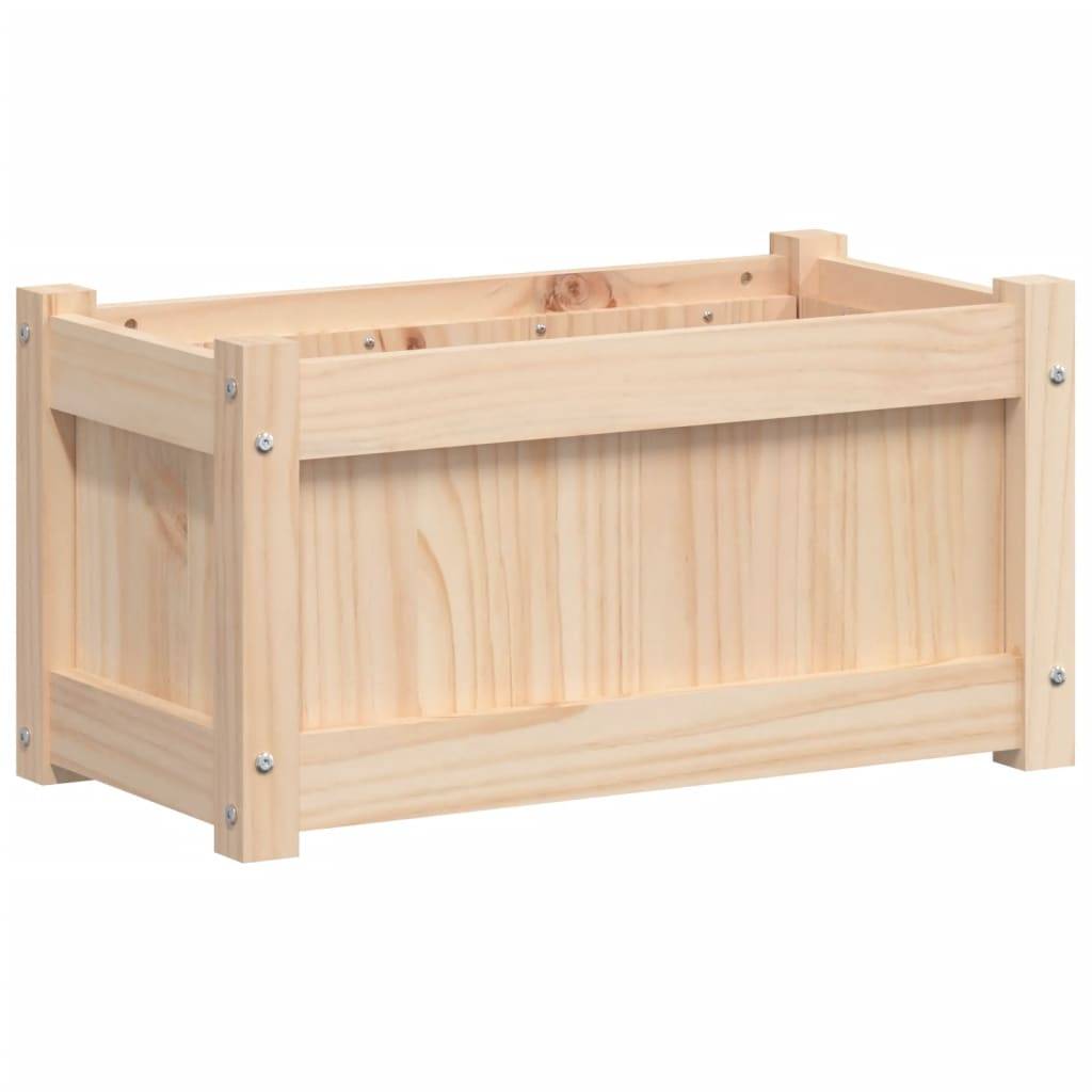 Vidaxl - Jardinière d'extérieur 60x31x31 cm bois de pin massif vidaXL 837439 - Image 8