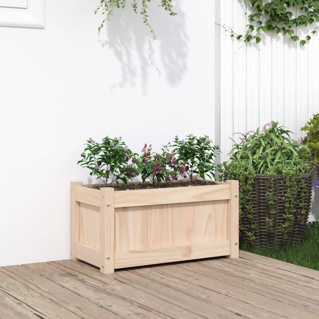 Vidaxl - Jardinière d'extérieur 60x31x31 cm bois de pin massif vidaXL 837439 - Image 1
