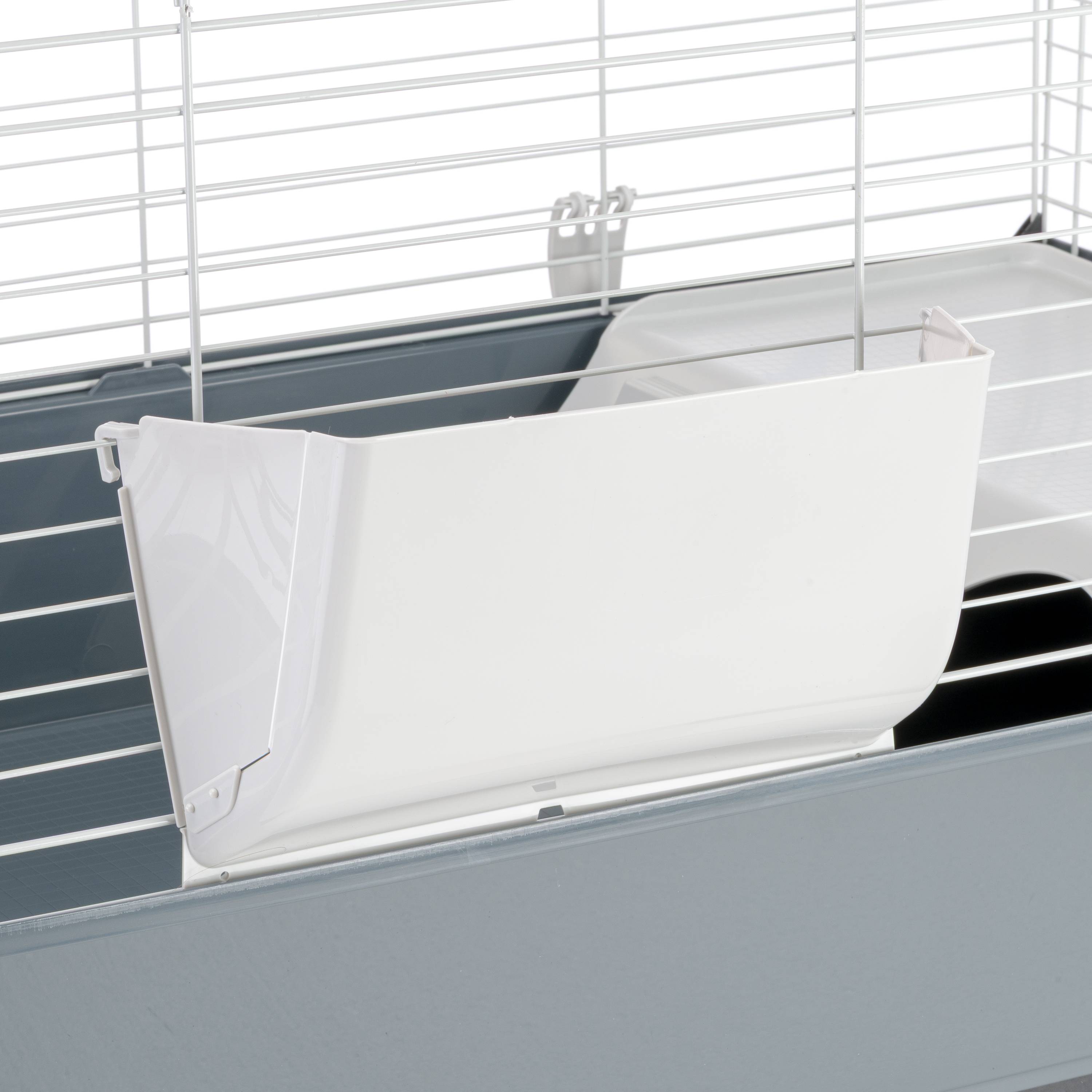 Ferplast - FERPLAST Cage Rongeur LAPIN 100 pour Lapins, Cochons d'Inde, Cochons d'Inde, en Métal, Accessoires inclus : Mangeoire, Abreuvoir, Maison, Gamelle. - Image 7