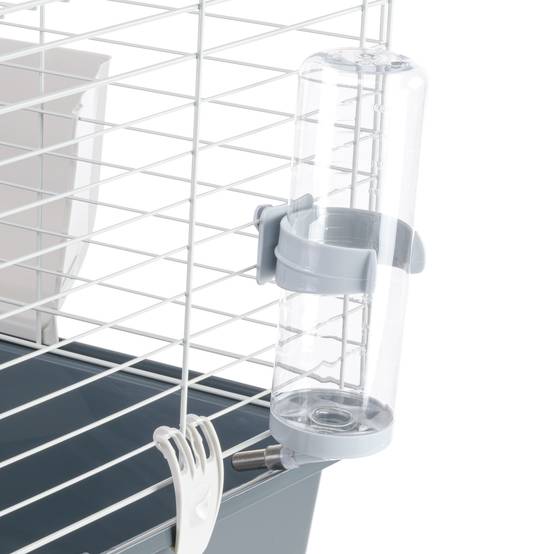 Ferplast - FERPLAST Cage Rongeur LAPIN 100 pour Lapins, Cochons d'Inde, Cochons d'Inde, en Métal, Accessoires inclus : Mangeoire, Abreuvoir, Maison, Gamelle. - Image 8
