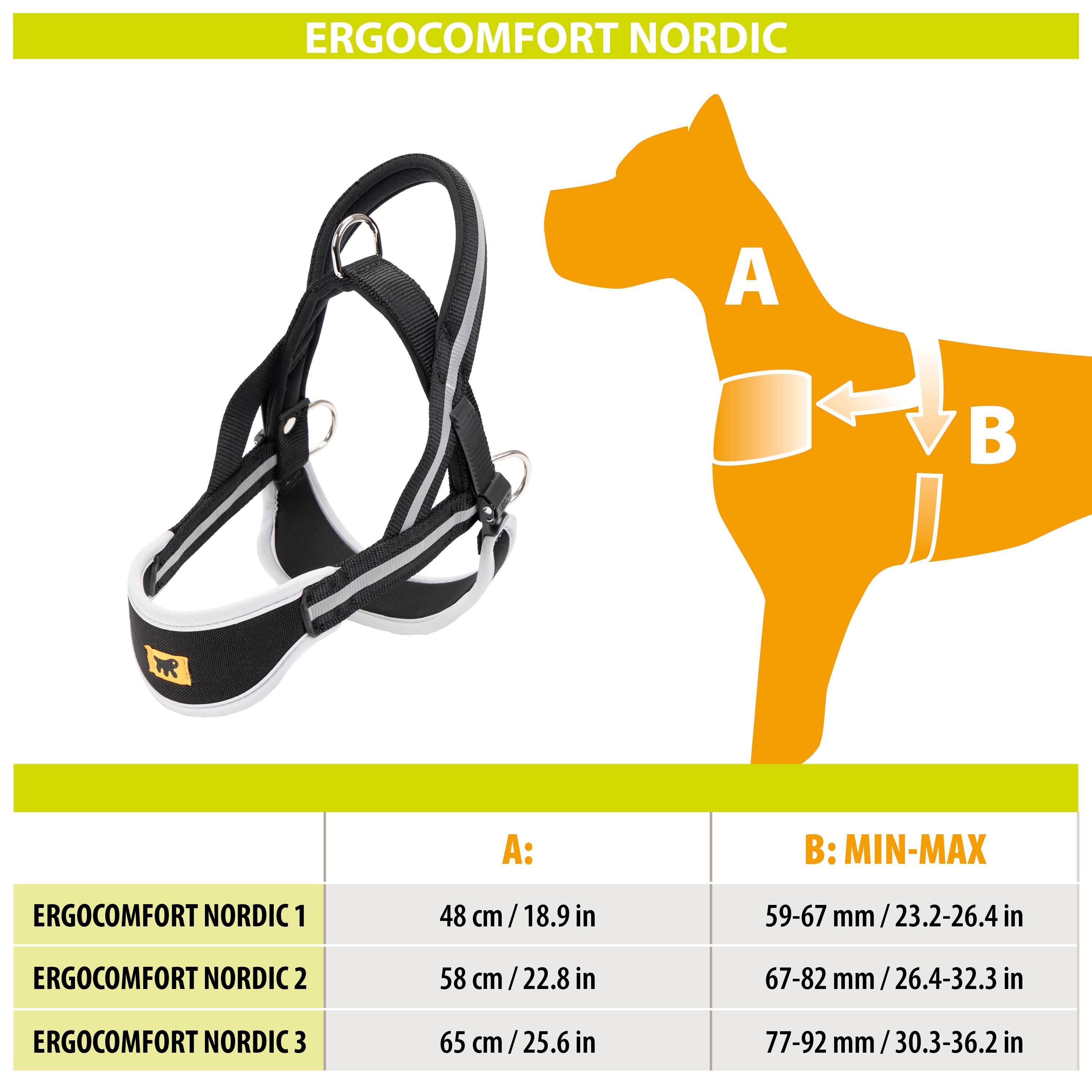 Ferplast - Ferplast Harnais Chien grande taille ERGOCOMFORT NORDIC, Harnais pour chien rembourré, Réfléchissant, Facile à porter et à régler, Dégagement rapide, - Imagen 2