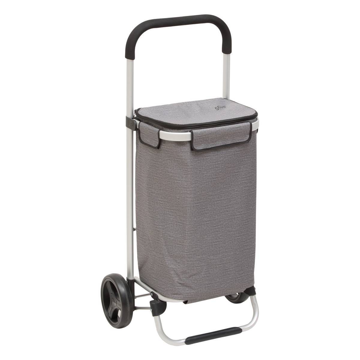 Chariot de courses isotherme gris - 5five