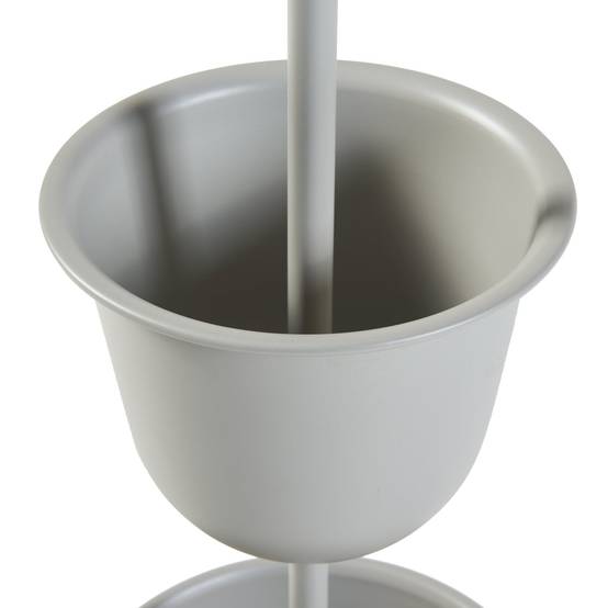 Porte-plantes style intemportel support 110 x 28 cm 3 cache-pots beige - Image 4