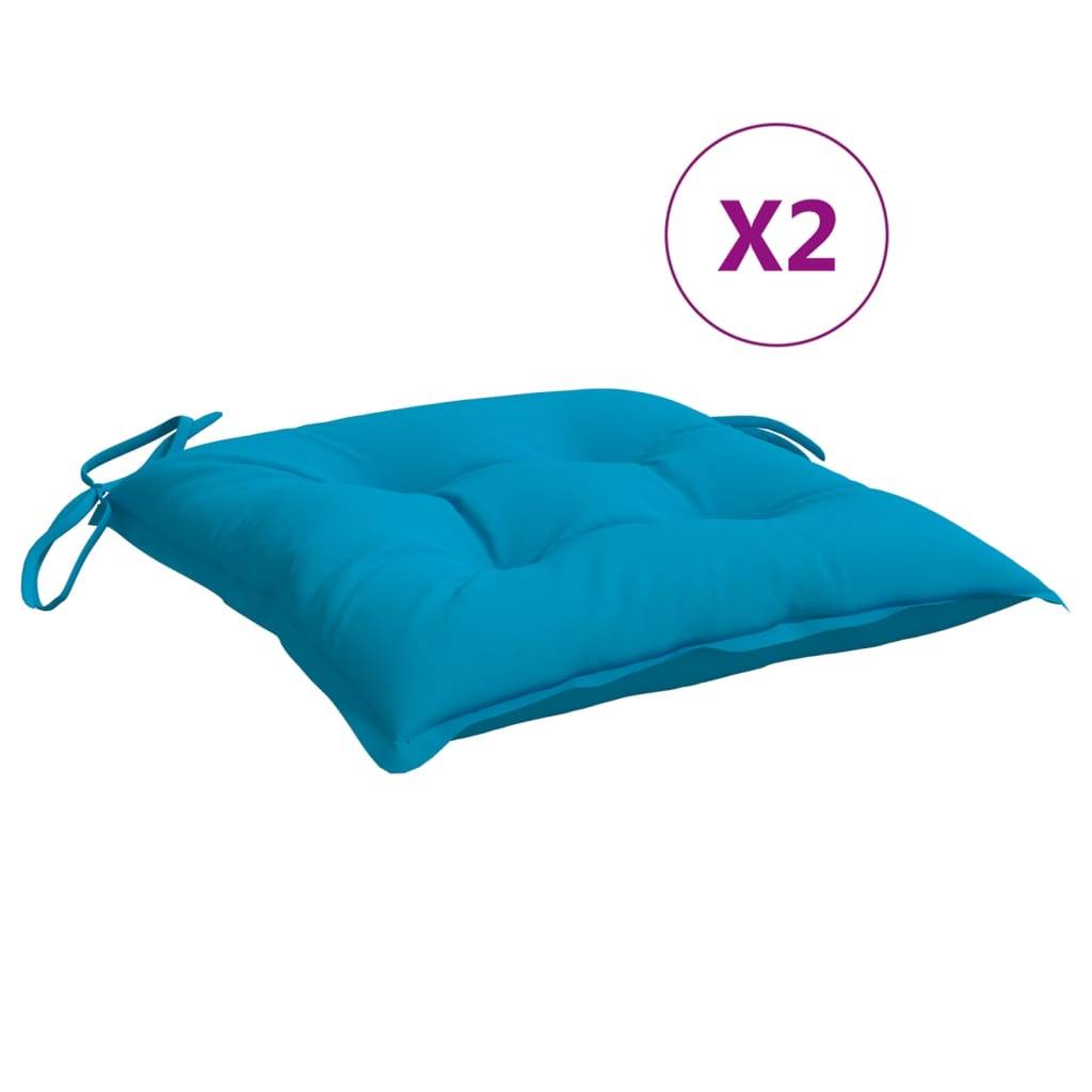 Lot De 2 Coussins De Voyage Gonflables – Bleu – 38 X 25 Cm – Pliables, Légers (<50 G) – Valve Sécurité