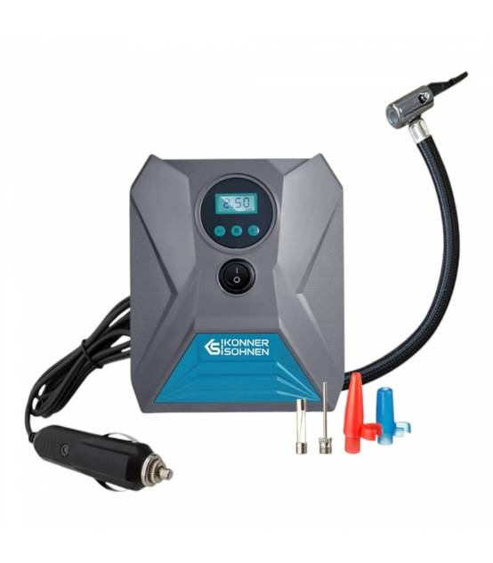 Compresseur automobile 120W, 25L/min, 10 bars, Câble de 3 mètres - Könner Söhnen KS P10 - Image 1