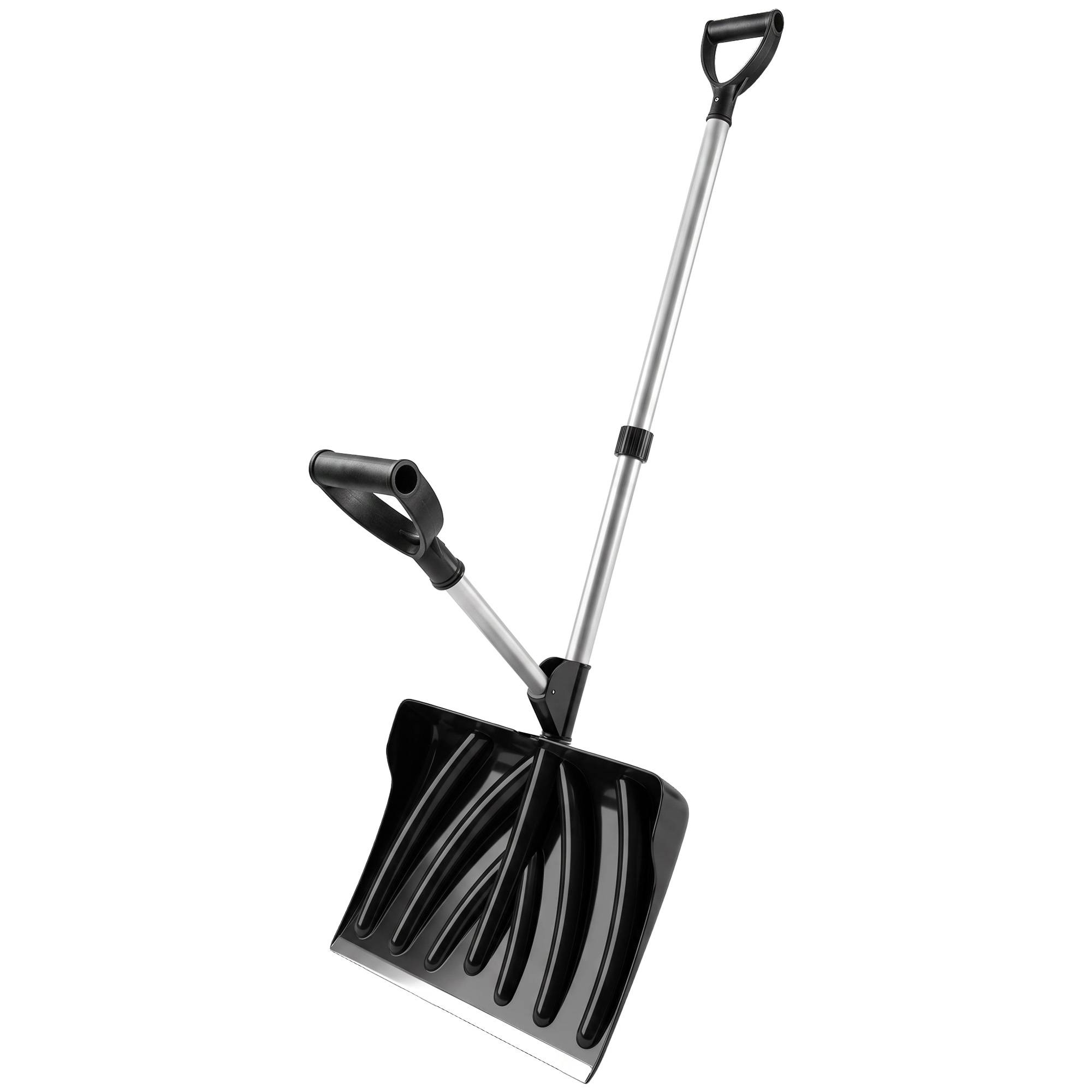 ComfortXL - Pelle à neige aluminium et plastique 45 x 33 cm noire pour allées avec poignée ergonomique et bord métal - Image 2