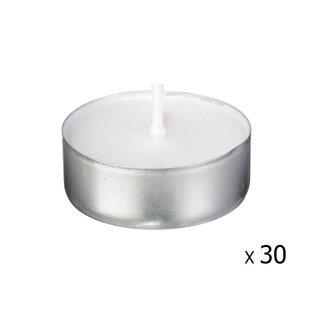 Atmosphera - Lot de 30 bougies chauffe plat D. 2 x H. 3,7 cm - Imagen 1