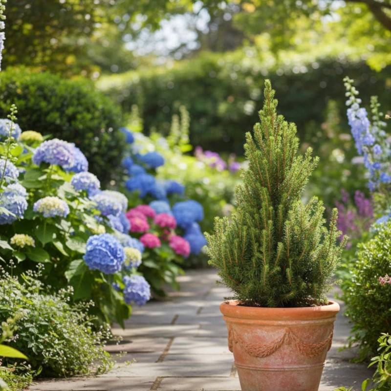 Épinette blanche Conica, Picea - Pot de 12L - 40/60 cm - Image 4