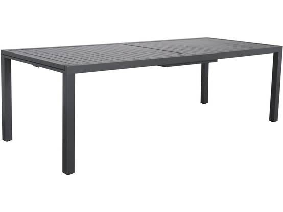 Table De Jardin Extensible En Métal "salou" - 240/300 X 100 X 75 Cm - Gris -habitat Et Jardin - Image 1