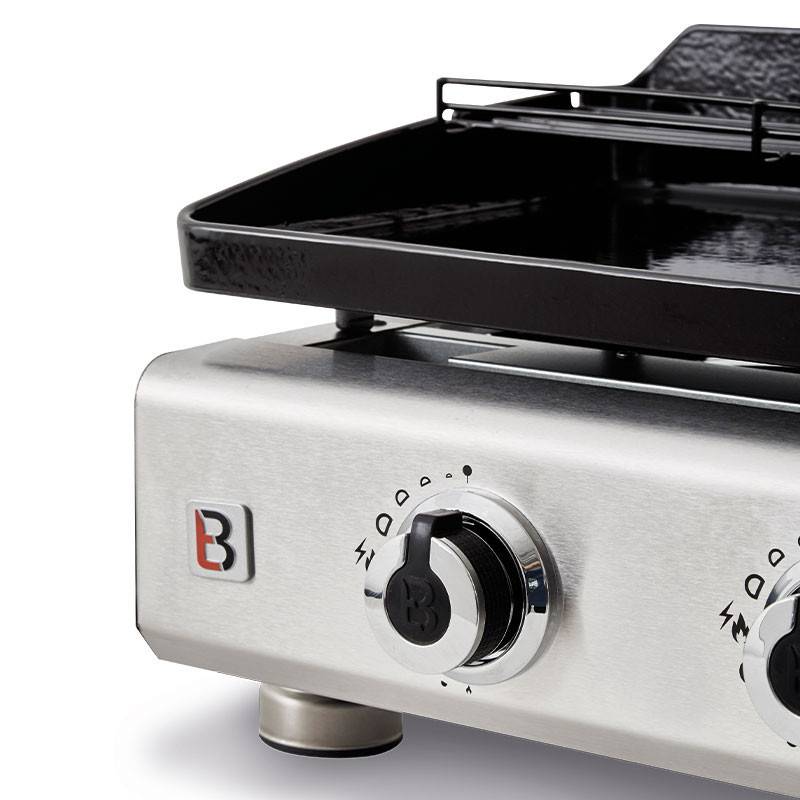 Brasero - Plancha au gaz brasero Silvia II G Inox - 3 brûleurs - 67 x 34 cm - Plaque en fonte fabriquée en France, Gris - Imagen 10