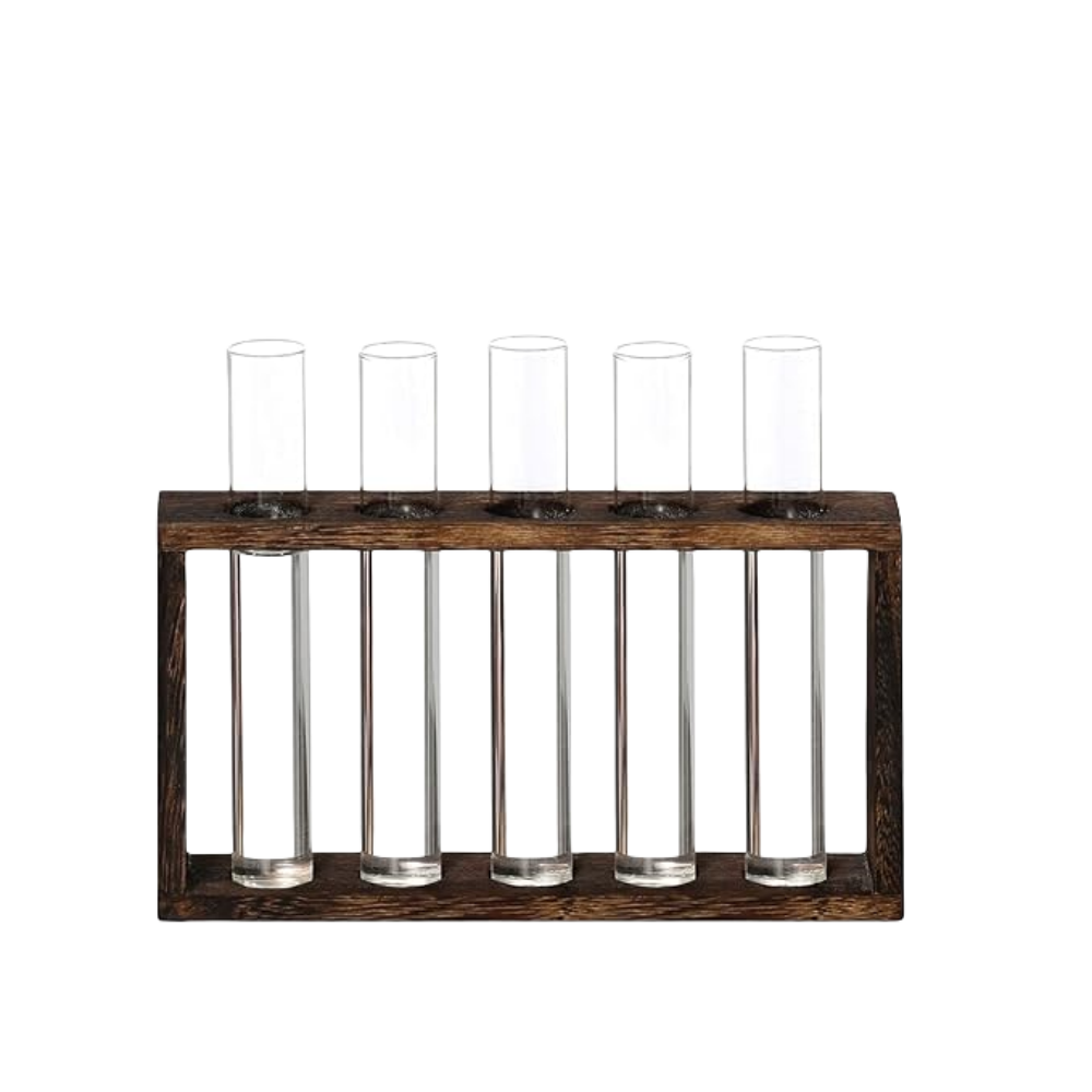 Récipient en Verre pour Plantes Mural 5 Tubes - Image 1