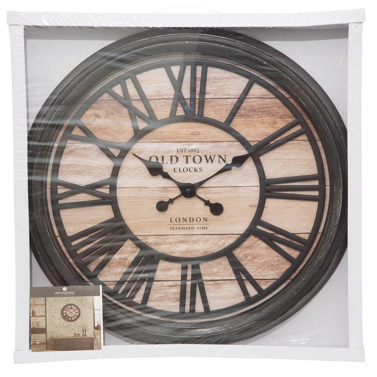 Atmosphera - Horloge "Relief D50cm - Atmosphera Créateur d'intérieur - Imagen 2