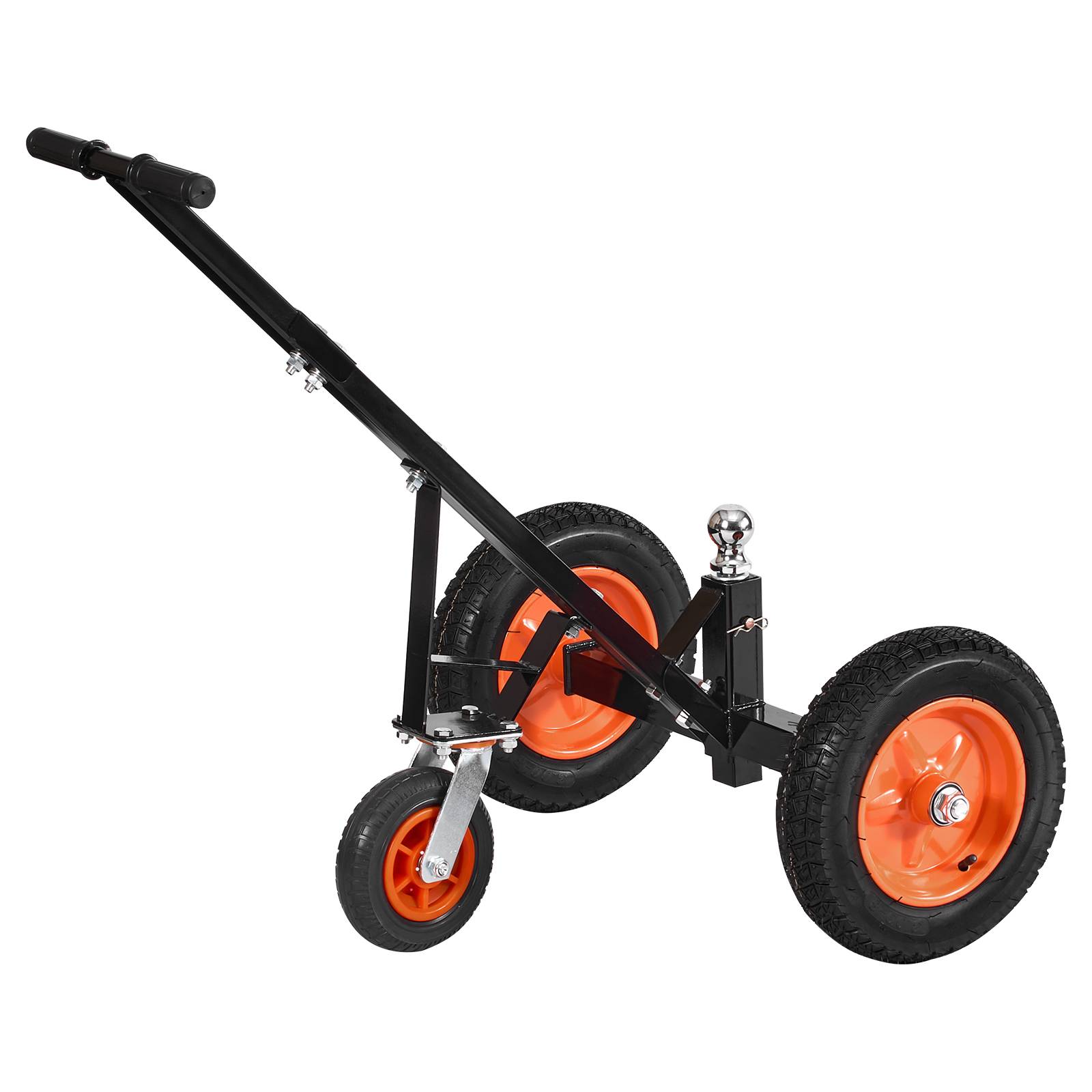 VEVOR Chariot remorque, charge 454kg. Hauteur réglable, boule 50.8mm, pneus pneumatiques. Pour camping-car. - Image 1