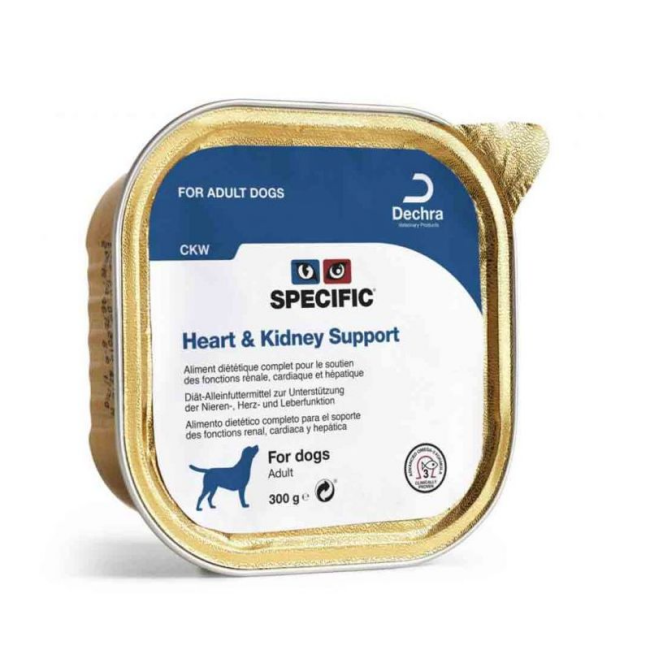 Pâtée Specific pour chiens CKW Heart & Kidney Support 6 boîtes 300 g