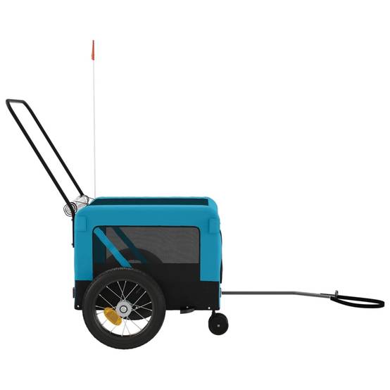 Remorque vélo pour chien 30kg Poussette 2-en-1 pour balades Bleu – ComfortXL Pet Living - Image 7