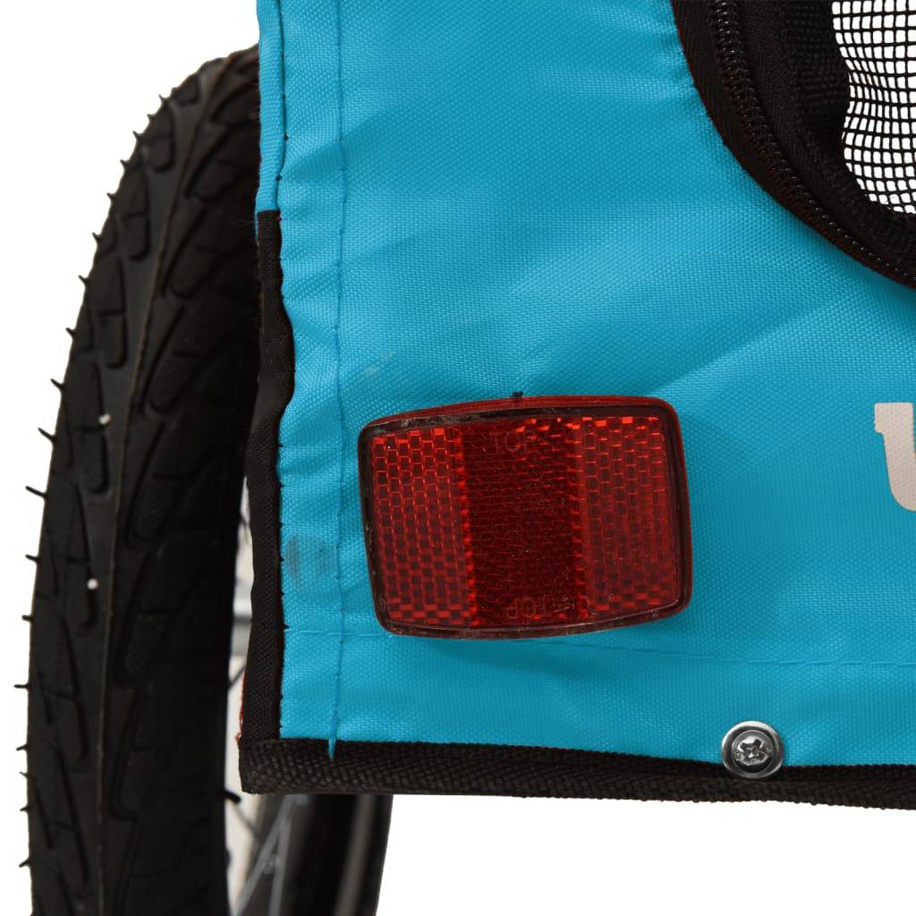 Remorque vélo pour chien 30kg Poussette 2-en-1 pour balades Bleu – ComfortXL Pet Living - Image 8
