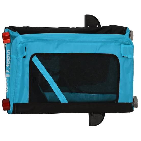 Remorque vélo pour chien 30kg Poussette 2-en-1 pour balades Bleu – ComfortXL Pet Living - Image 10