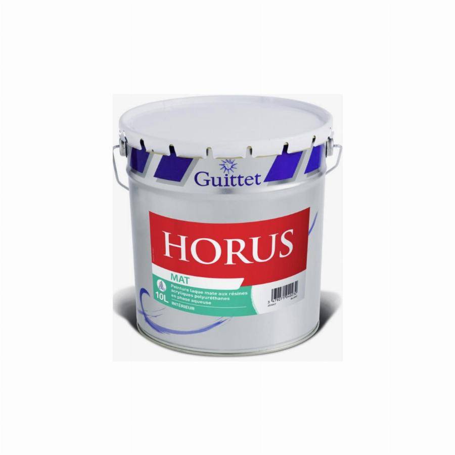 Peinture-laque Horus Mat GUITTET 10L Blanc - 12193