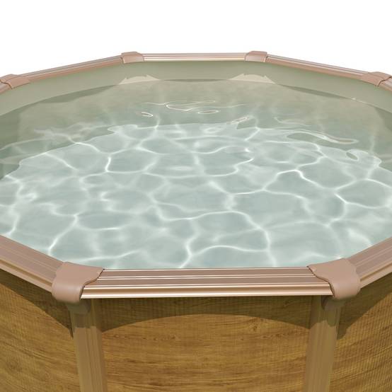 Liner beige pour piscine métal intérieur 9,15 x 4,60 x 1,32 m - Image 3