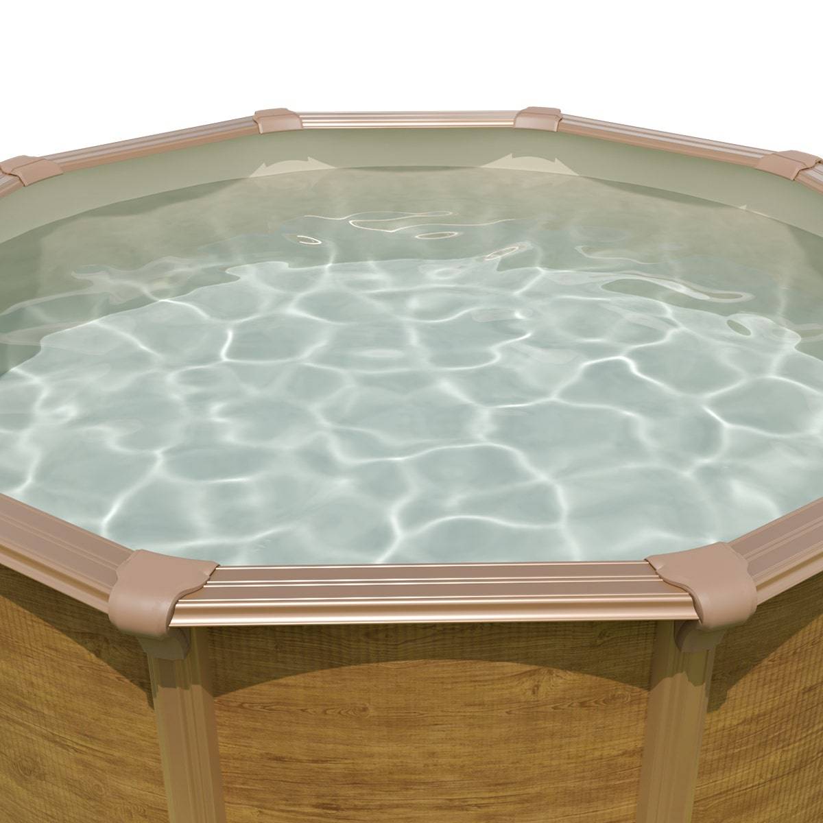 Liner beige pour piscine métal intérieur 9,15 x 4,60 x 1,32 m - Image 3