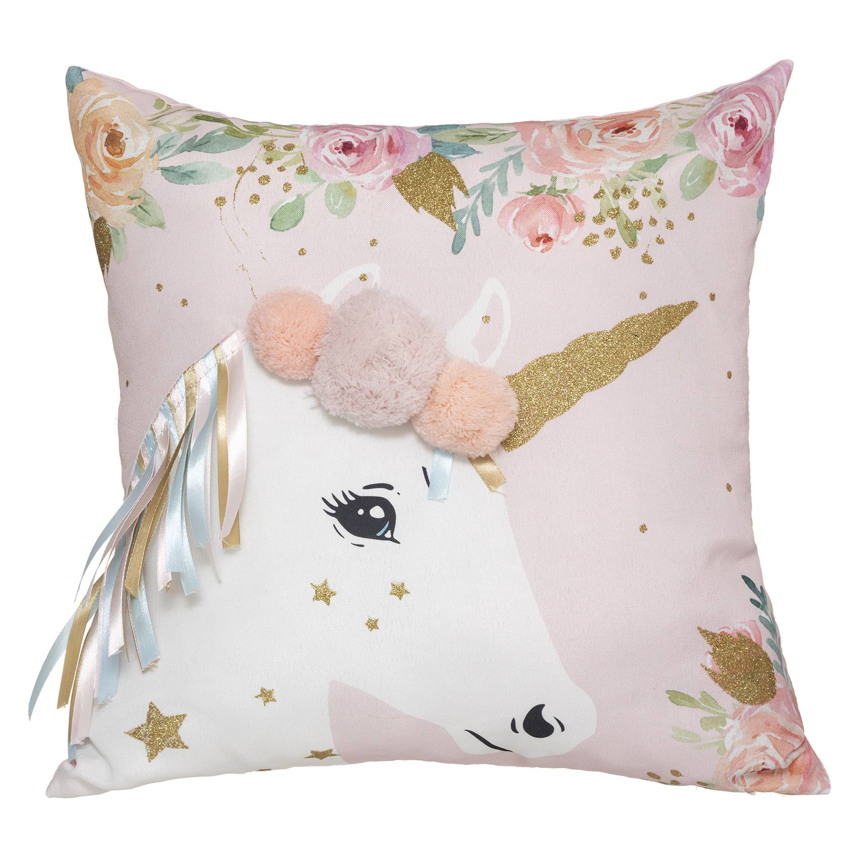Atmosphera - Coussin licorne et pompons - ATMOSPHERA - Imagen 1