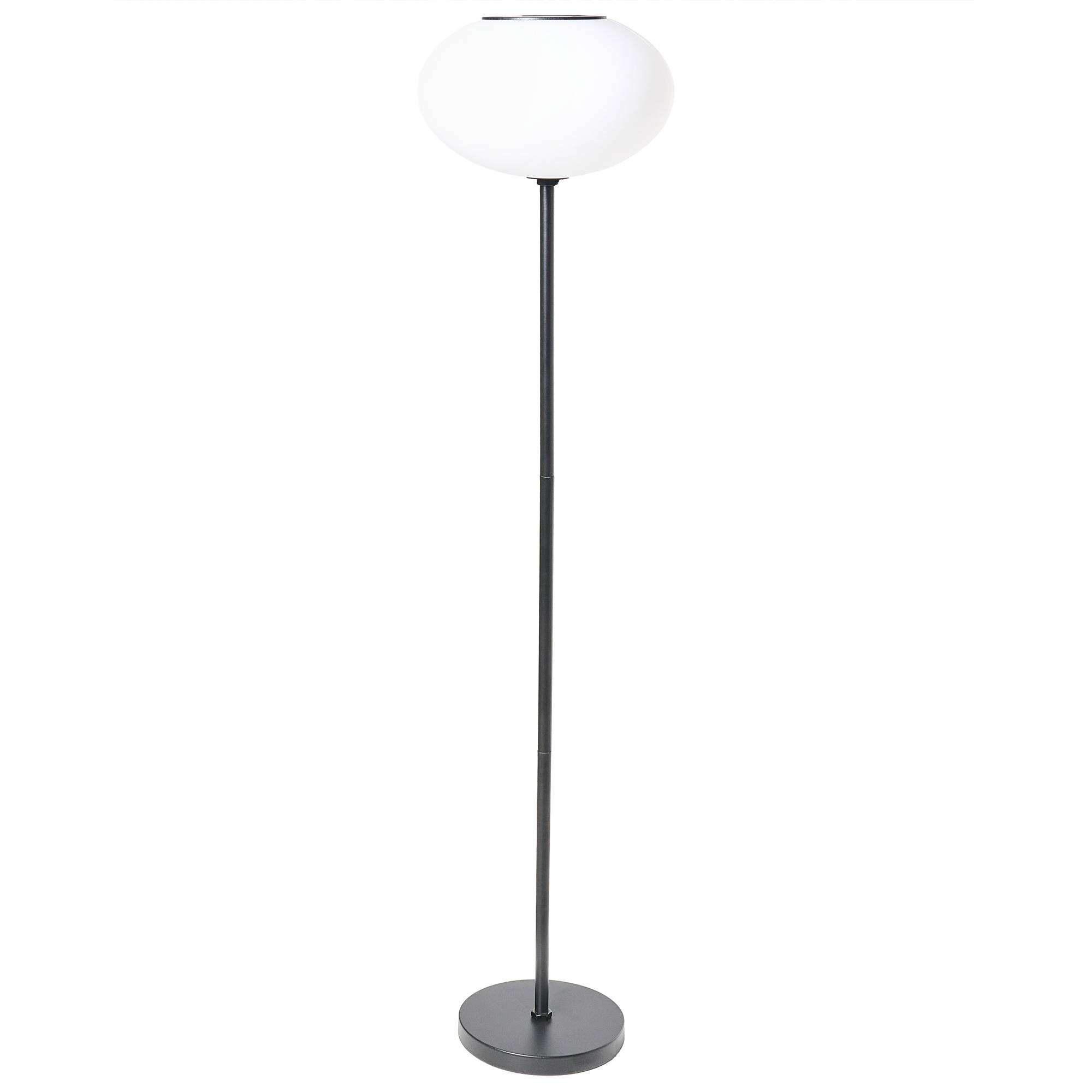 Lampadaire d'extérieur Matière synthétique Noir LUMBE - Beliani - Image 1