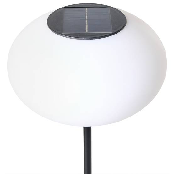 Lampadaire d'extérieur Matière synthétique Noir LUMBE - Beliani - Image 3
