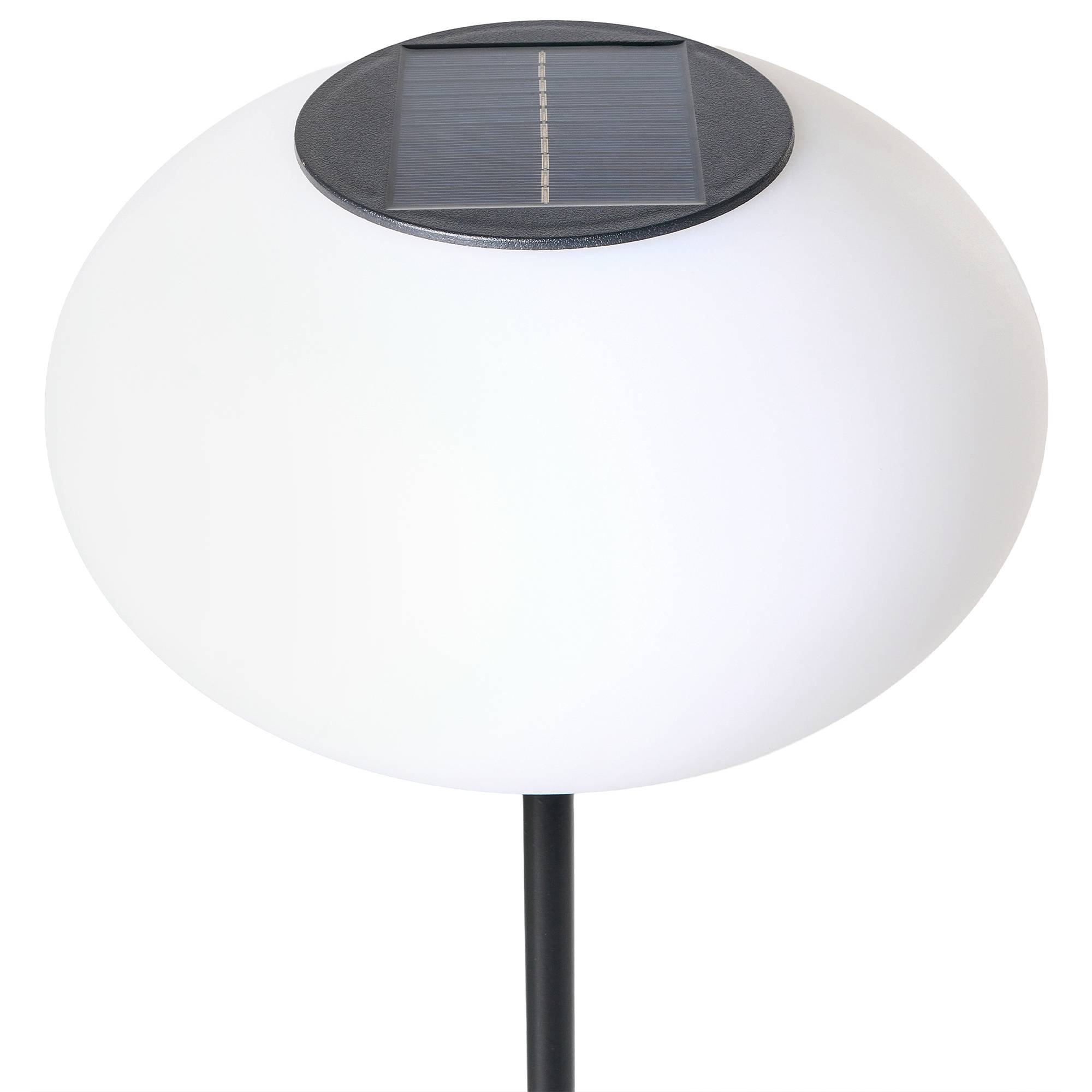 Lampadaire d'extérieur Matière synthétique Noir LUMBE - Beliani - Image 3