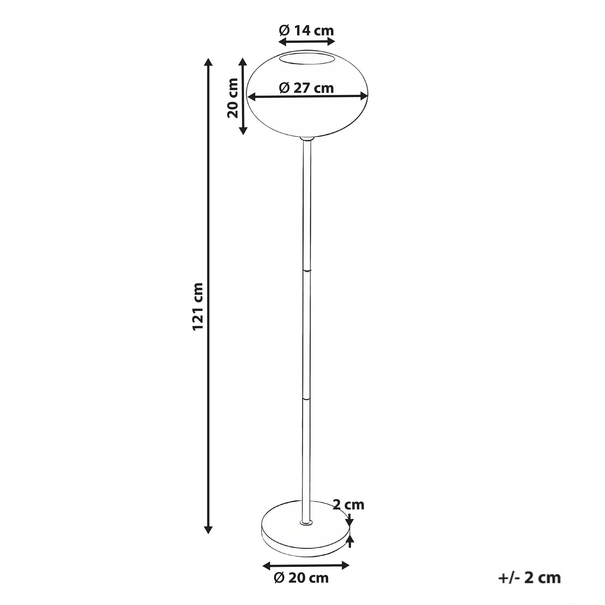 Lampadaire d'extérieur Matière synthétique Noir LUMBE - Beliani - Image 2