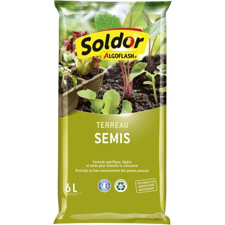 Algoflash - ALGOFLASH Terreau Semis, Bouturage et Repiquage 6L