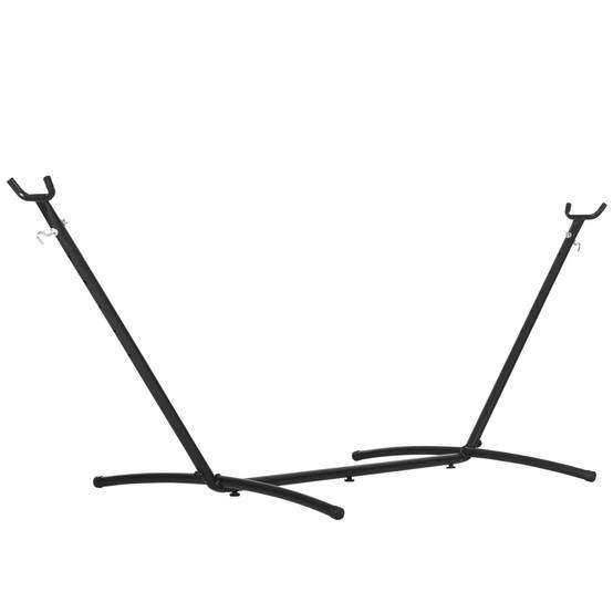 Support de hamac métal noir 280 x 117 x 110 cm - PANGIVO - Image 1