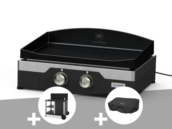 Lemarquier - Kit plancha électrique Allure 260 Duo Le Marquier + Desserte + Housse