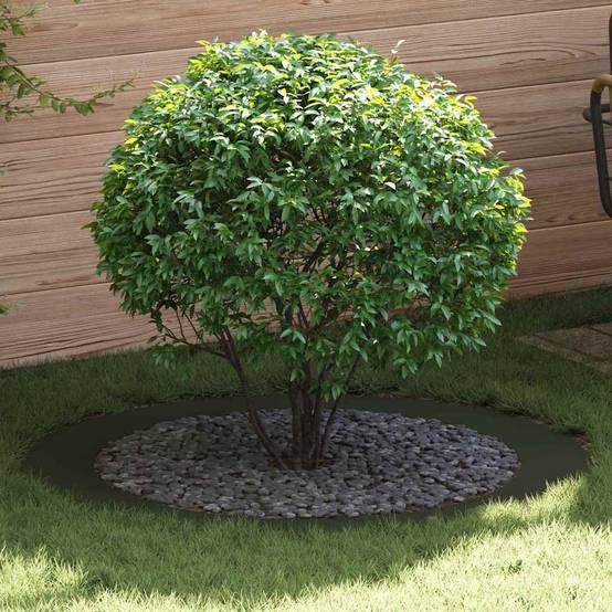 Entourage d'Arbre XL Acier Vert Olive pour Grand Jardin 120x120 cm - ComfortXL Outdoor Living - Image 1
