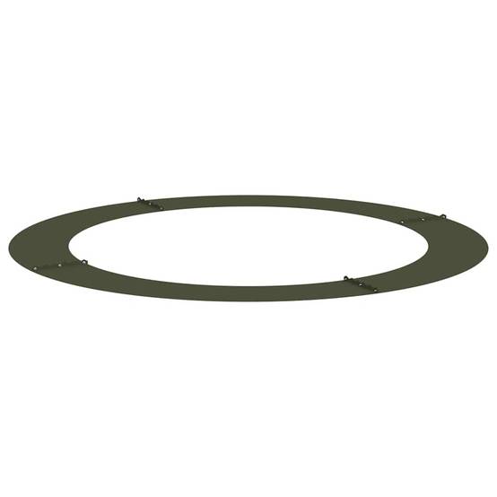 Entourage d'Arbre XL Acier Vert Olive pour Grand Jardin 120x120 cm - ComfortXL Outdoor Living - Image 4