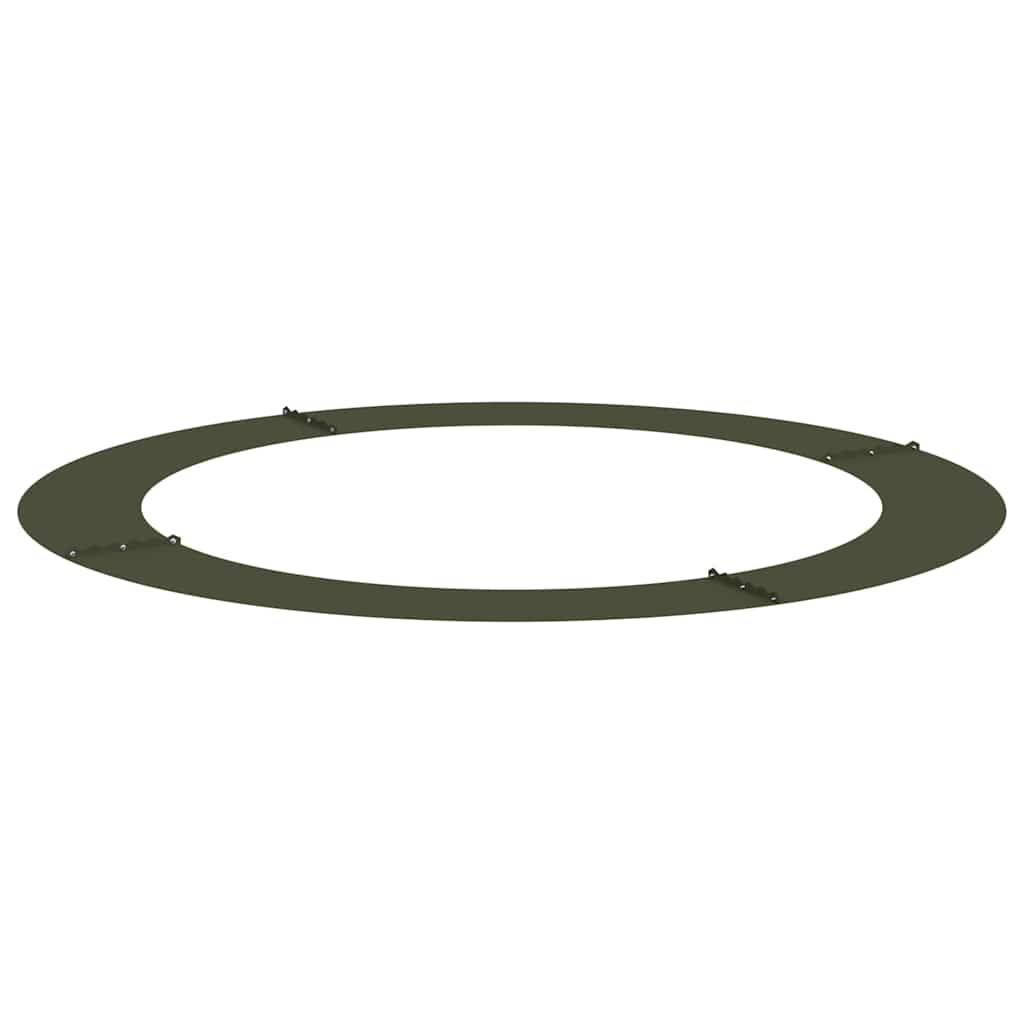Entourage d'Arbre XL Acier Vert Olive pour Grand Jardin 120x120 cm - ComfortXL Outdoor Living - Image 4