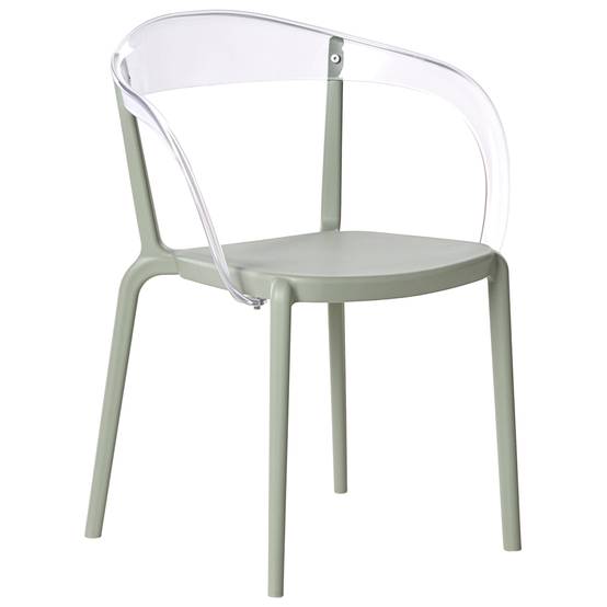 Beliani - Chaise de jardin Polypropylène Vert clair MALEVIZI - 45x45x77- Beliani - Image 3