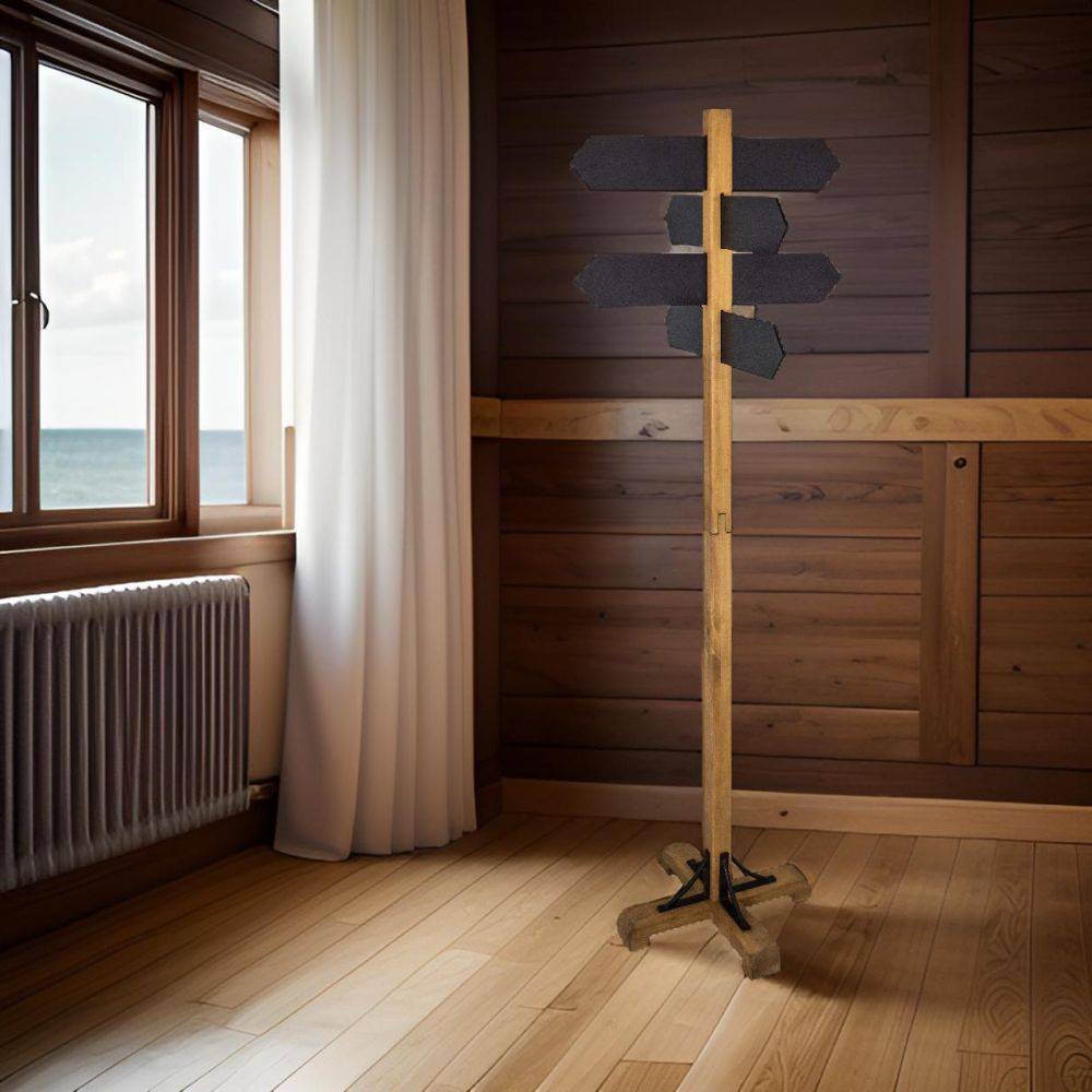 Antic Line Creations - Poteau 8 ardoises directionnelles en bois - Imagen 2