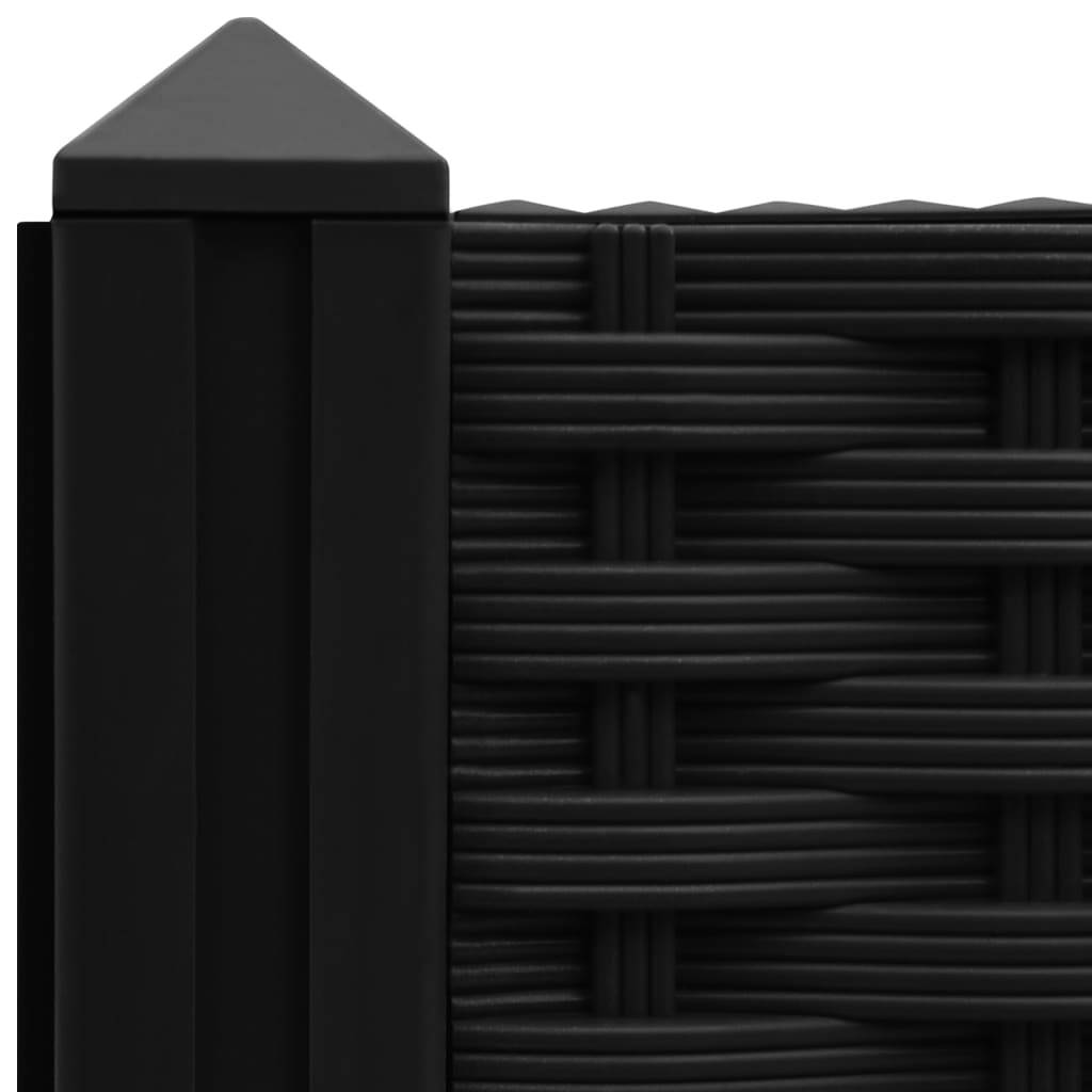 Helloshop26 - Jardinière lit surélevé plantes fleurs jardin 80 x 40 x 71 cm polypropylène noir - Imagen 4