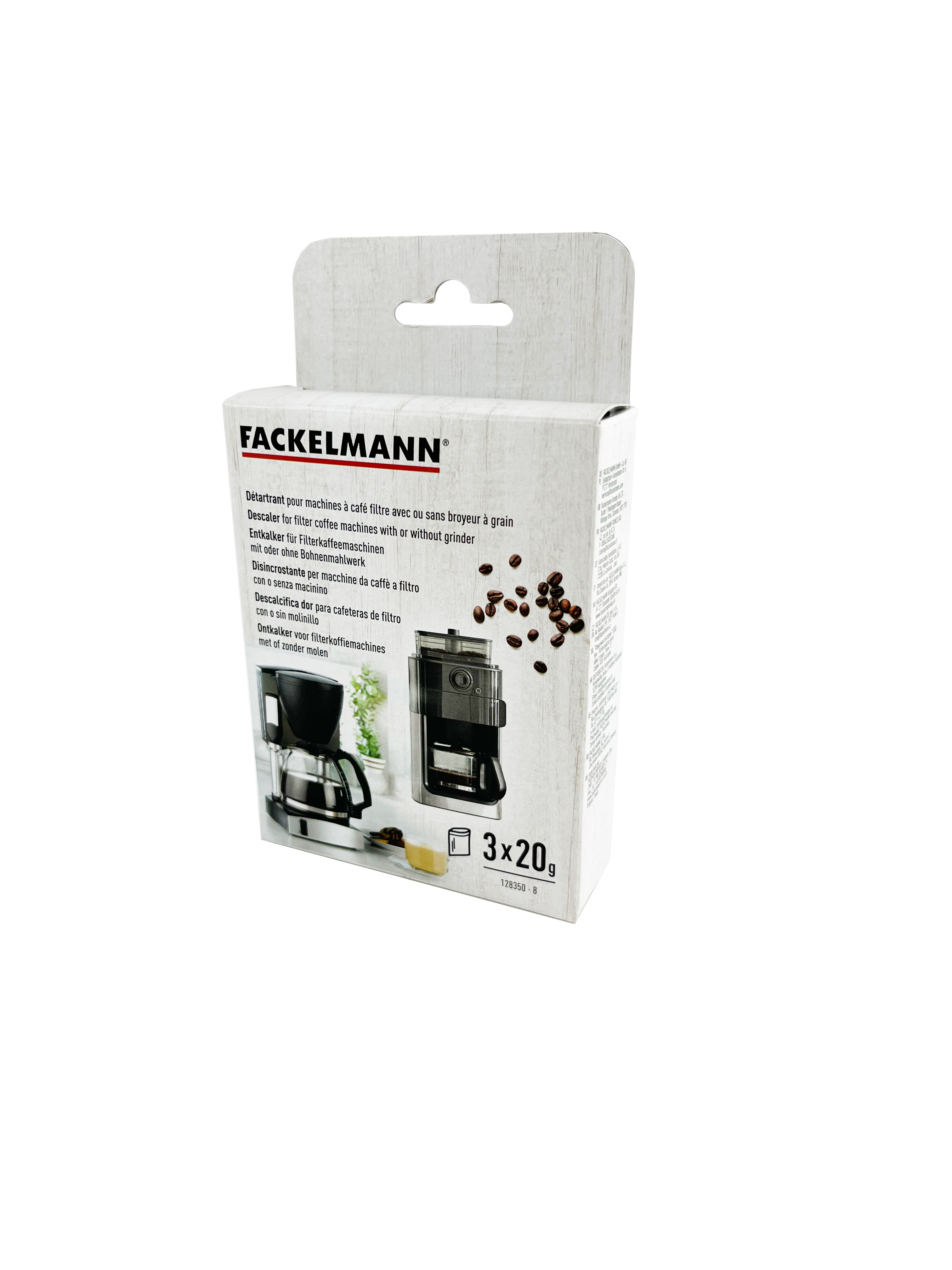 Détartrant pour machines à café filtre avec ou sans broyeur à grains Fackelmann Petit Déjeuner - Image 2