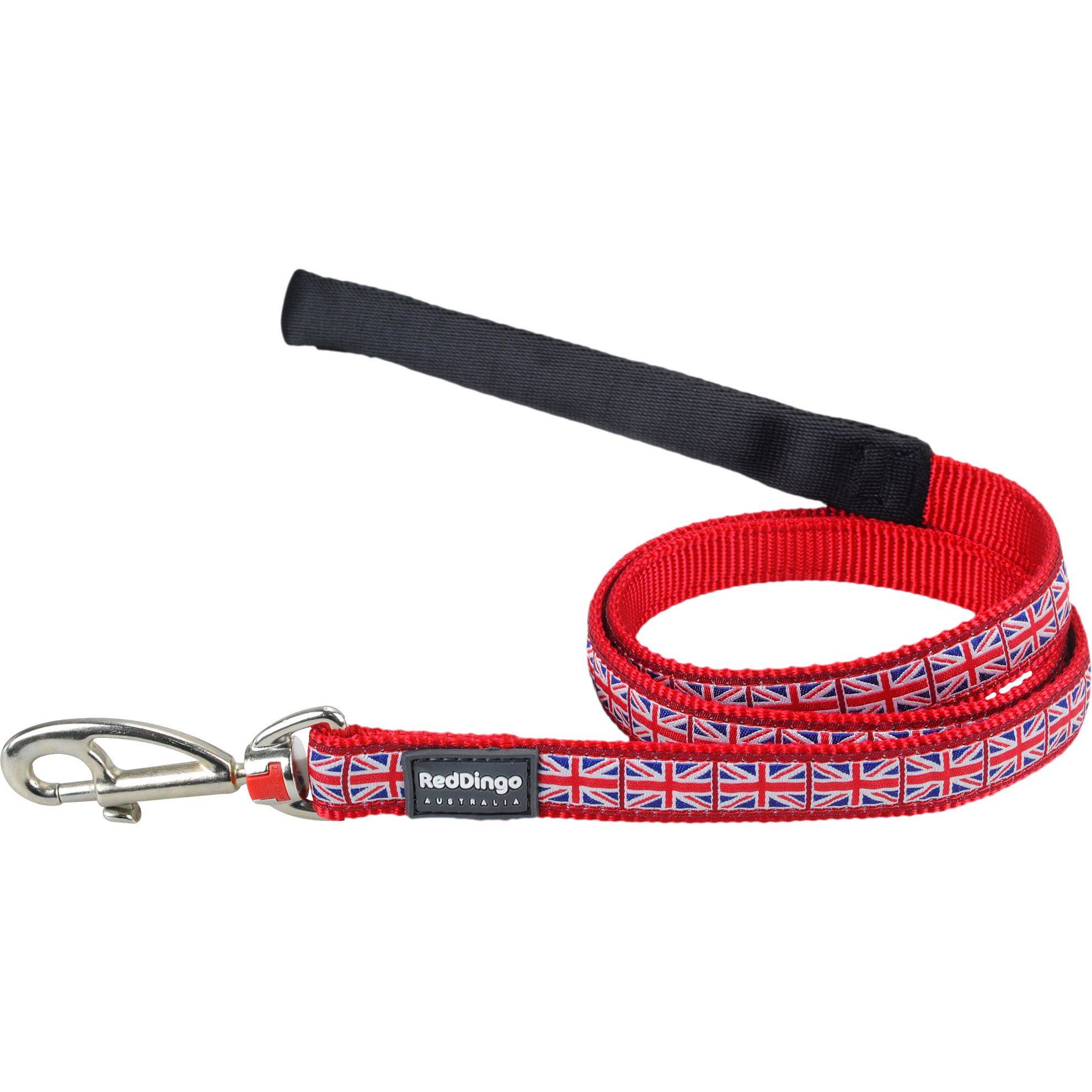 Laisse Red Dingo Fantaisie rouge "Union Jack" Taille : T1 RED DINGO