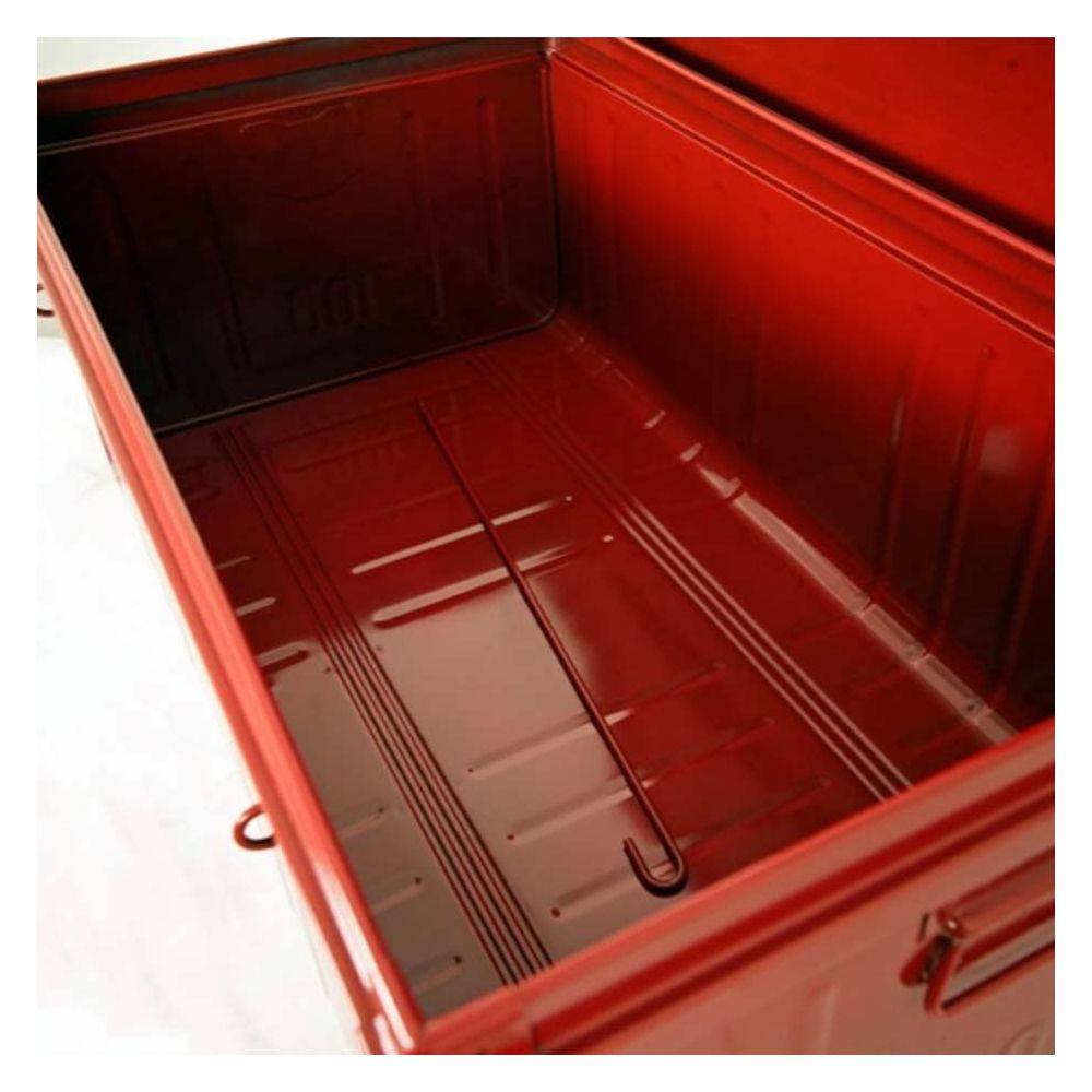 Pierre Henry - Malle de rangement en métal rouge 175 litres - Imagen 4