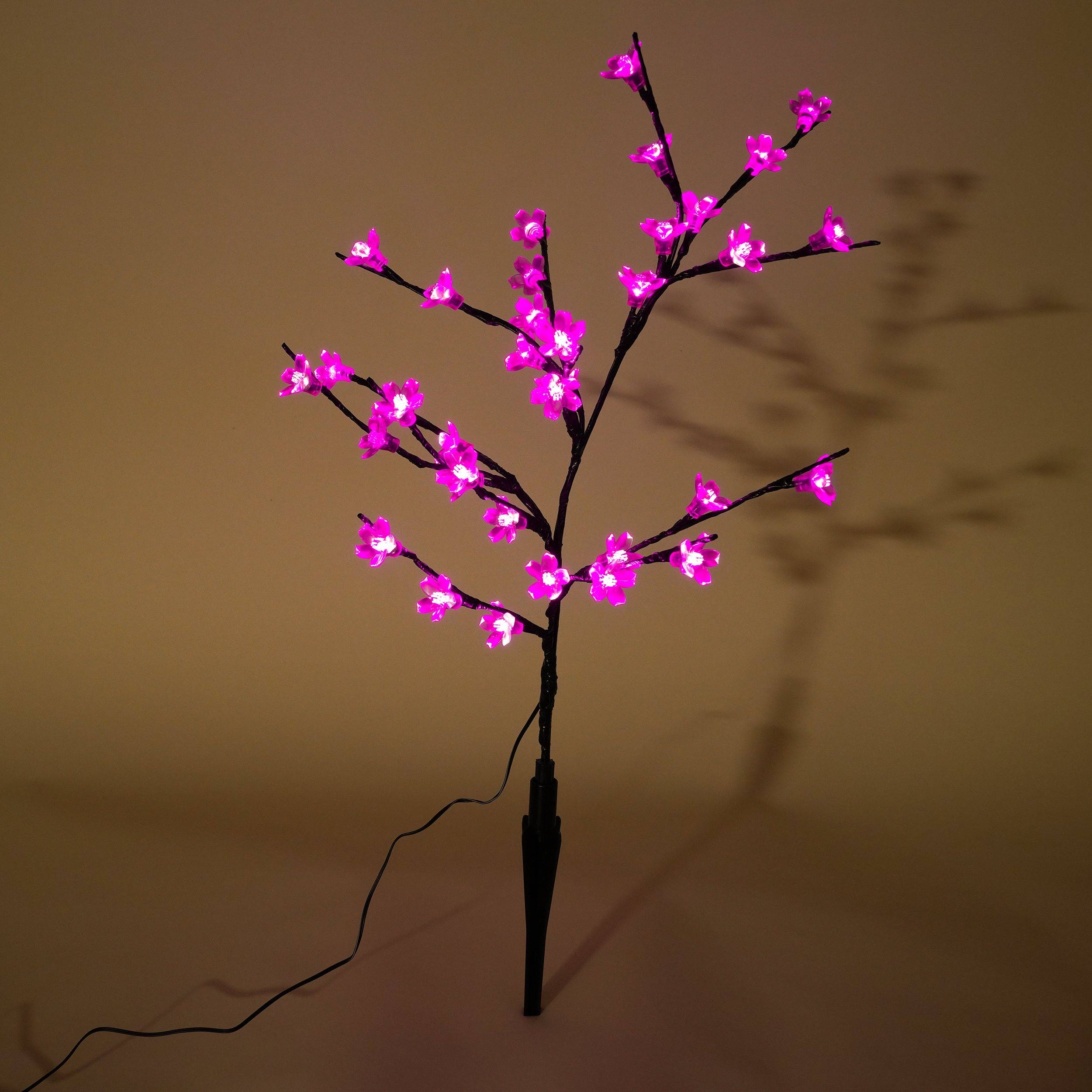 esotec - Arbuste à fleurs solaire à LED avec 36 fleurs à LED Lumières de jardin Firefly outdoor 102104 - Image 4