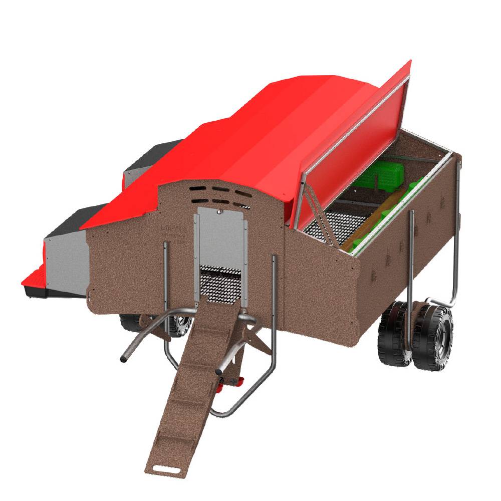 Poulailler mobile en plastique recyclé pour 30 poules COPELE