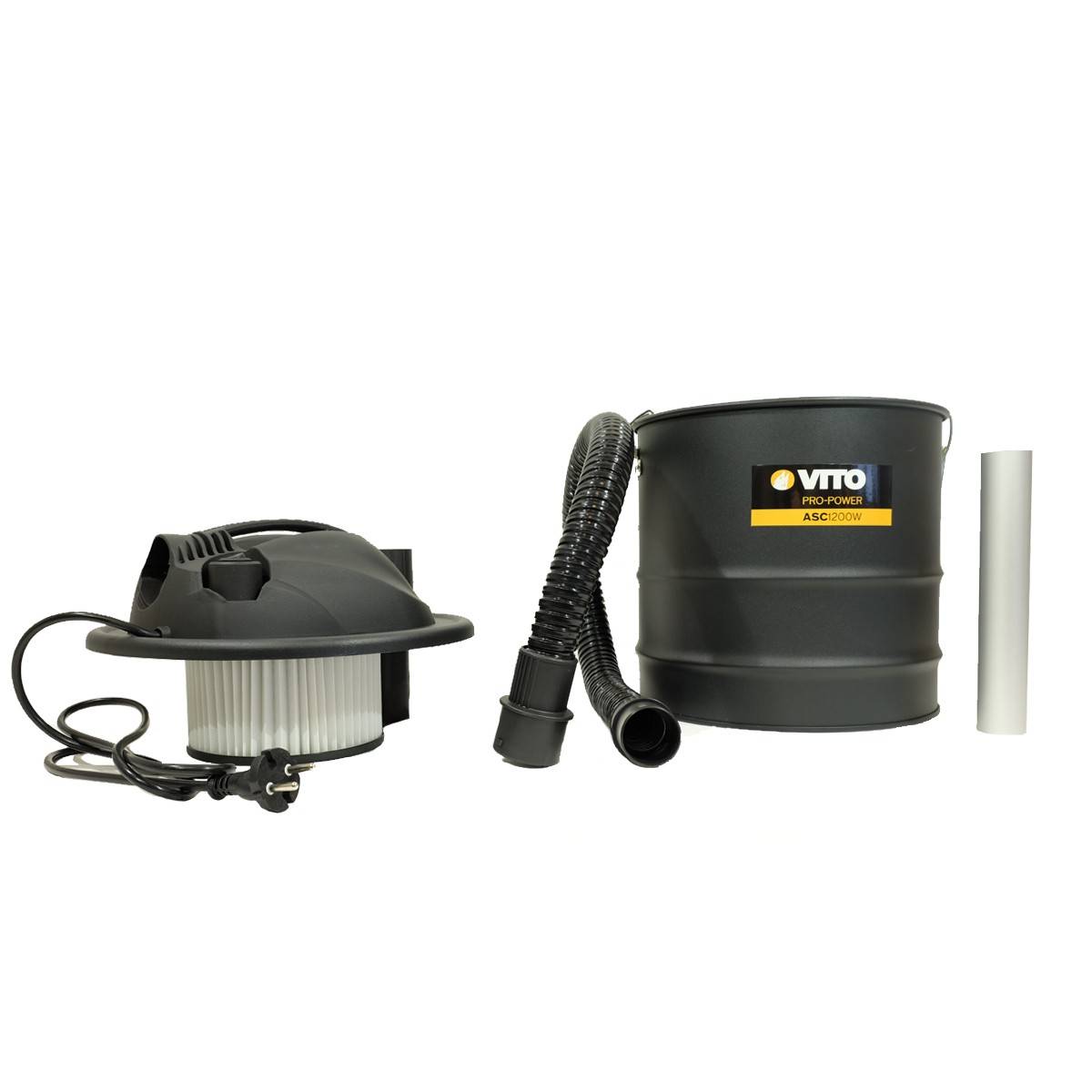 Aspirateur de cendres 1200W Cuve 18L Filtre HEPA VITO - Image 7