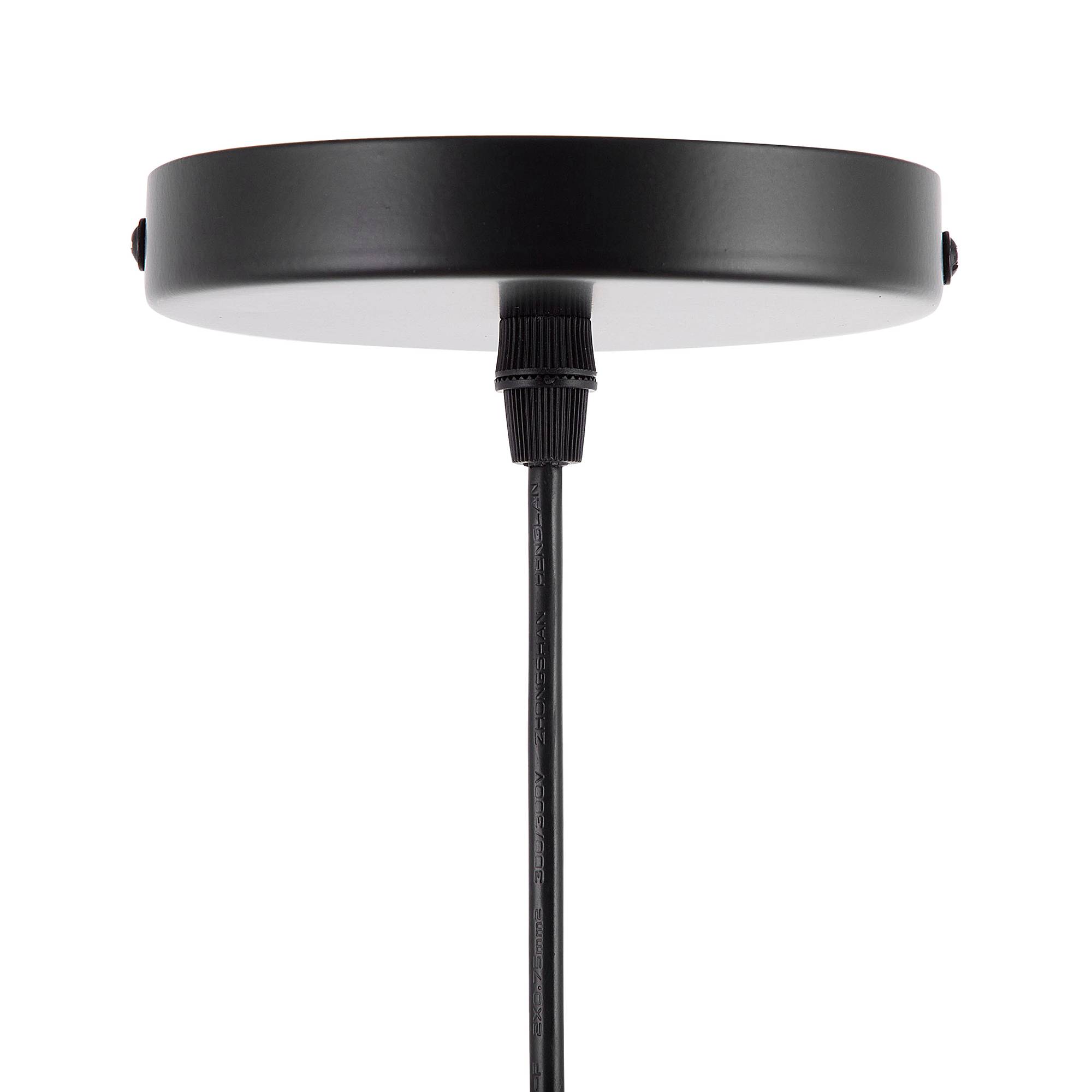 Beliani - Lampe suspension Métal Noir MUGA - 33x33x114- Beliani - Image 7