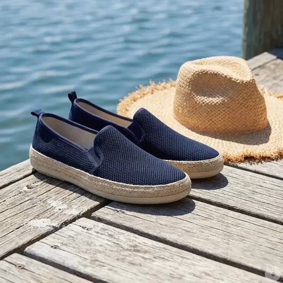 Espadrilles Homme Bleu Marine - Tige Basse - Image 4