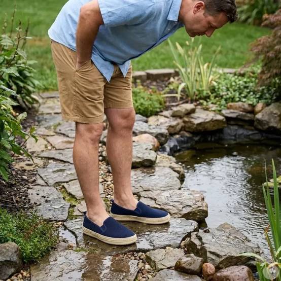 Espadrilles Homme Bleu Marine - Tige Basse - Image 5